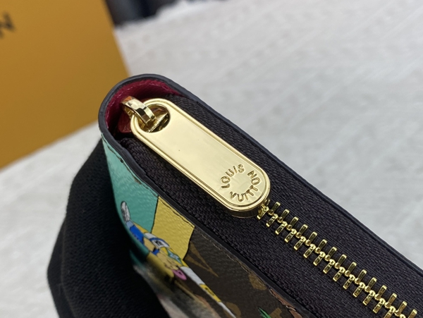 LVコピーウォレット素材ディテール